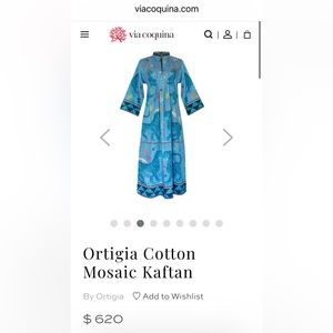 NWT Ortigia kaftan